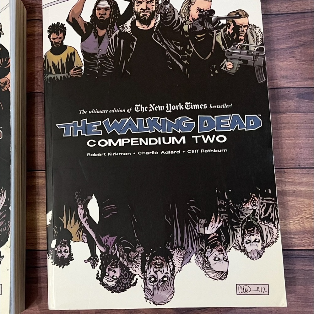The Walking Dead Compendium Two Graphic Novel - Black & White Cover